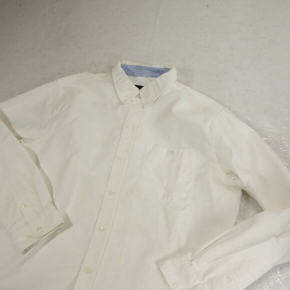 ScotteVest Shirt Mens XL White Button Up Long Sleeve Smart Casual Travel - Picture 1 of 11